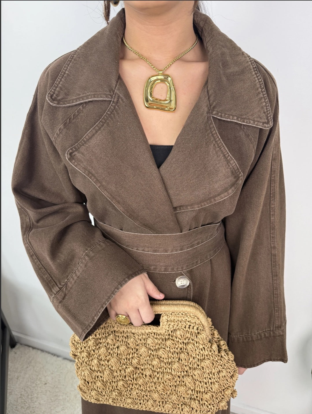 Trench Jean Louise — Marron chocolat