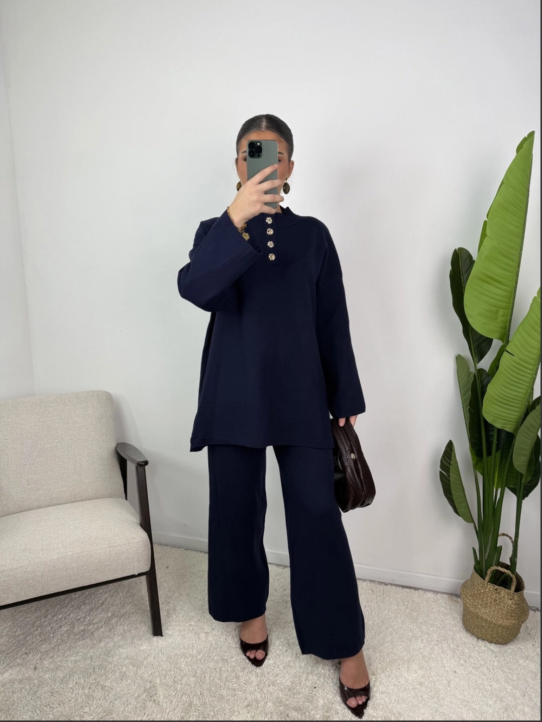 Ensemble jade-bleu