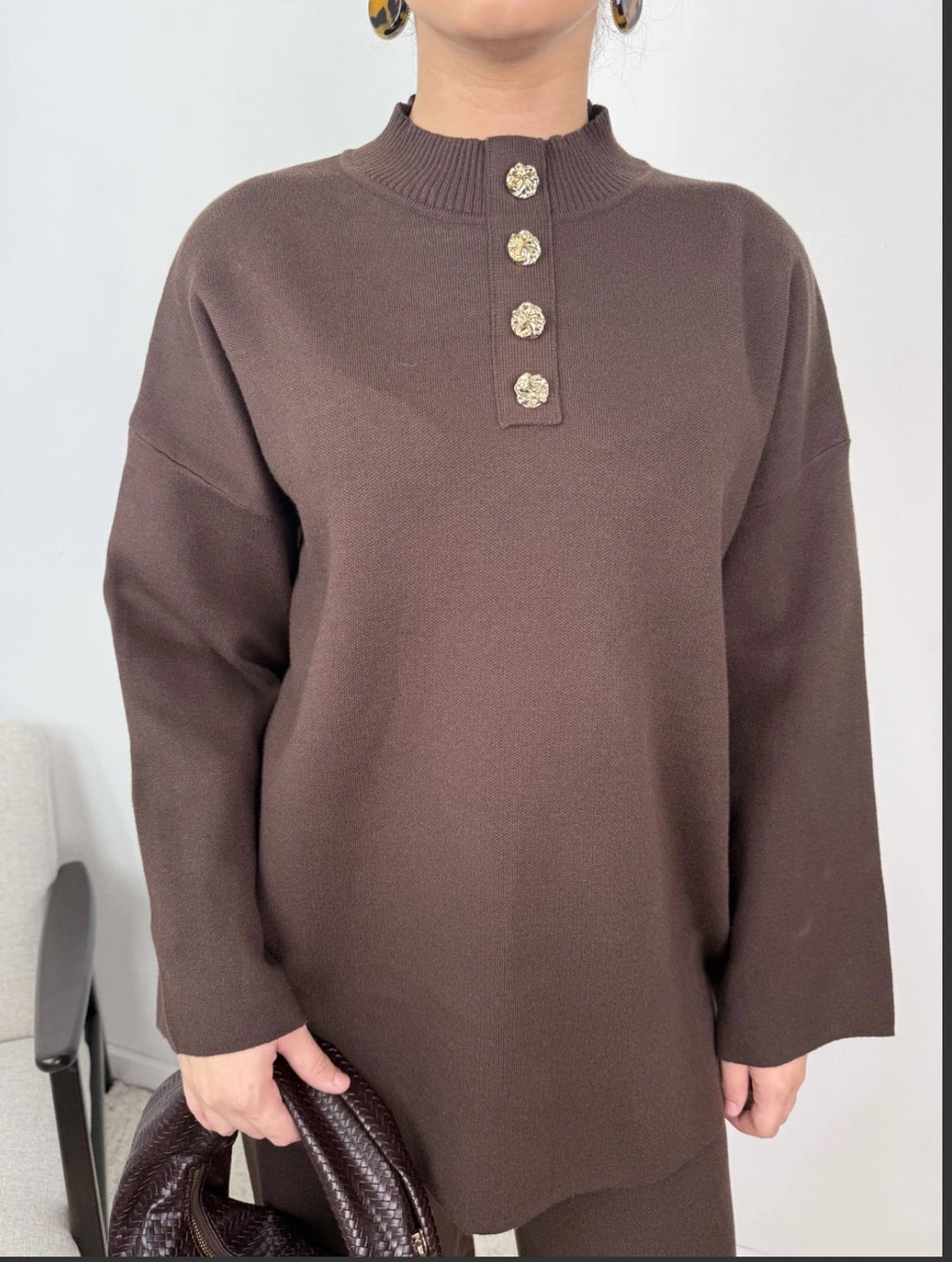 Ensemble jade-brun