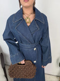 Trench Jean Louise — Bleu Denim