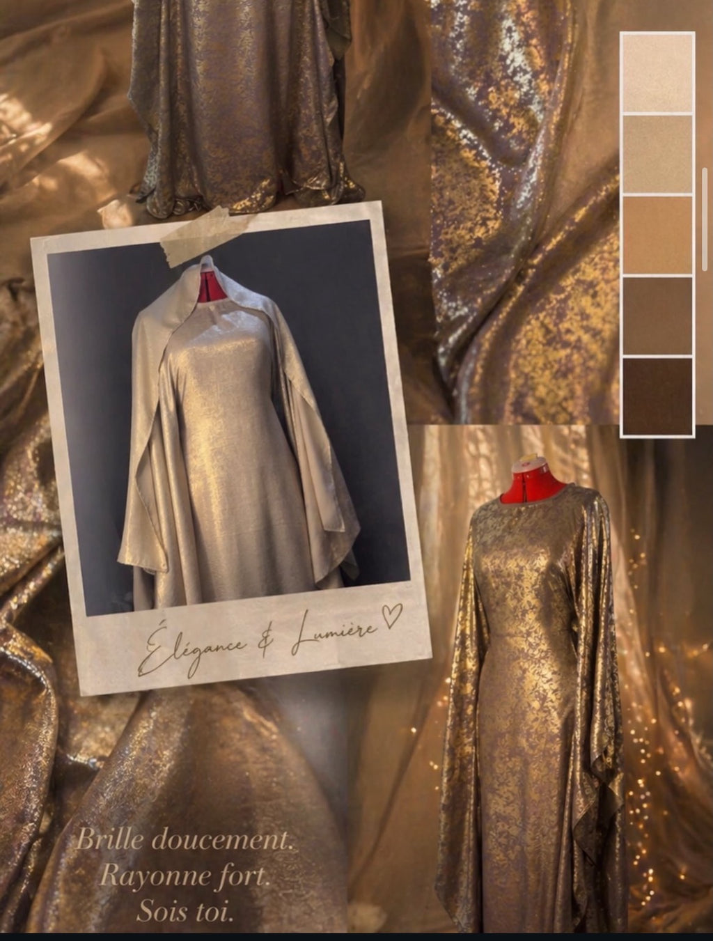 Abaya Alyara – Édition Dorée