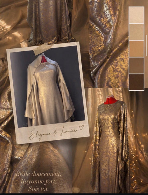 Abaya Alyara – Édition Dorée